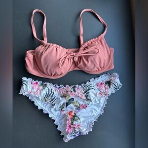 Shade & Shore Bikini Top and Bottom Set